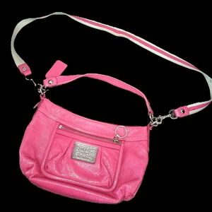 Coach Poppy Pink Leather Handbag No. M0968-14559